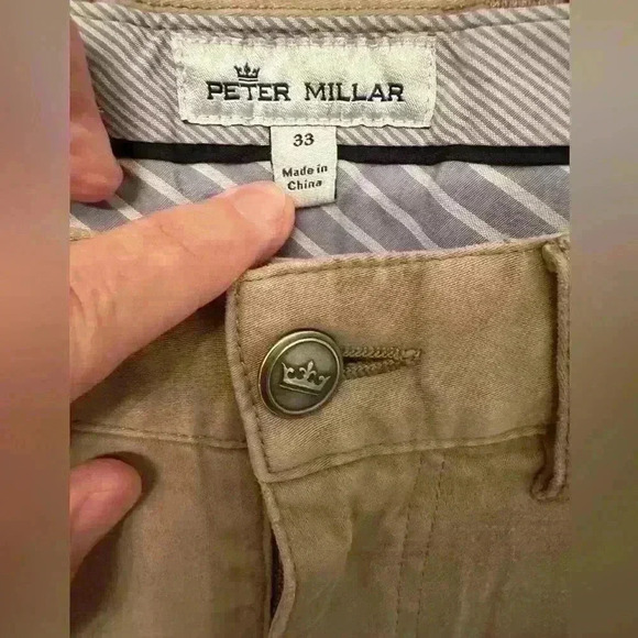 Peter Miller Signature Sateen Five-Pocket Pant - Tan/Khaki Color - 33x28 - Picture 2 of 7